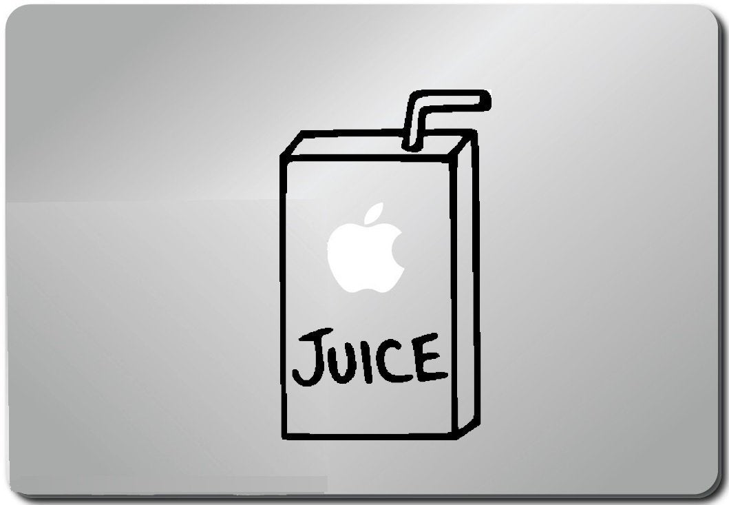Apple Juice-Apple Macbook Ipad Laptop Vinyl Decal Sticker Skin Cover