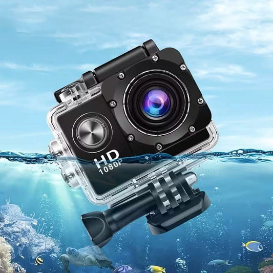 Ultra HD 1080P Action Camera – 140° Wide Angle, Fisheye Lens, LCD Display