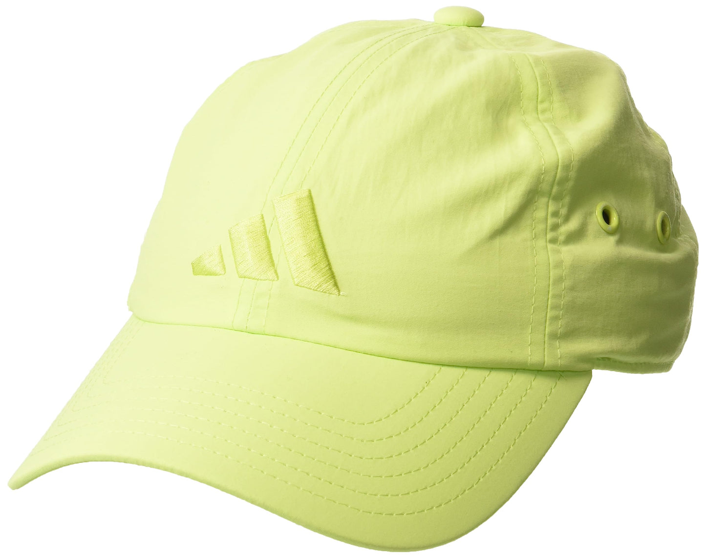 adidas Womens Influencer 3 Relaxed Strapback Adjustable Fit Hat Pulse Lime Green One Size