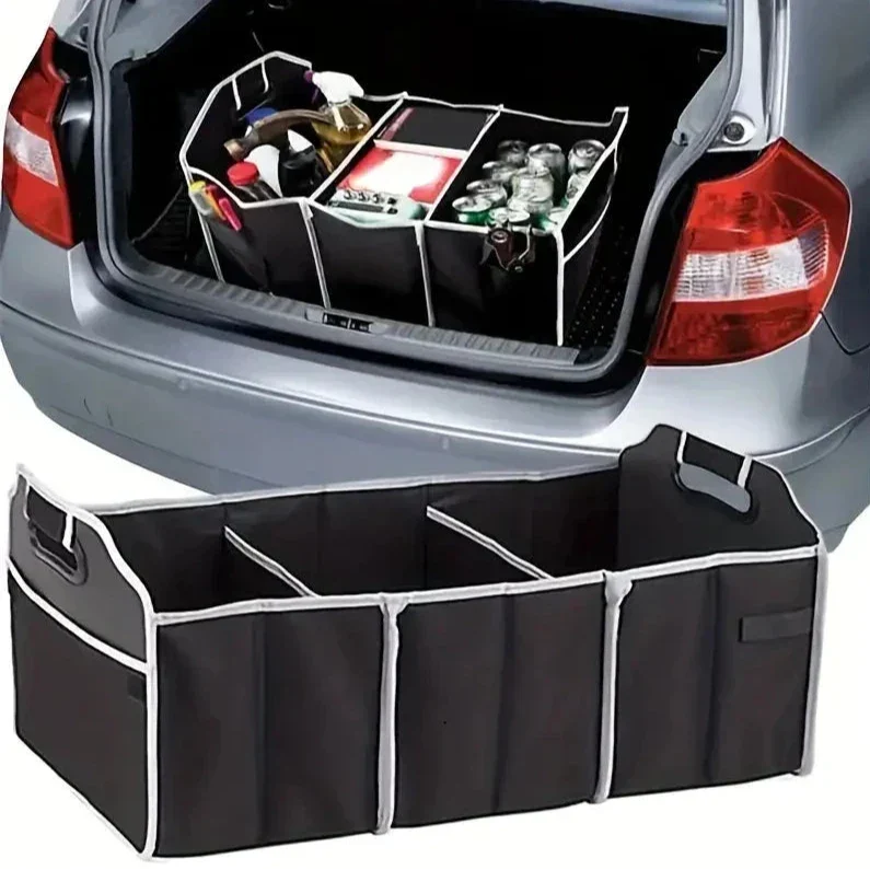 Foldable Canvas Car Trunk Organizer