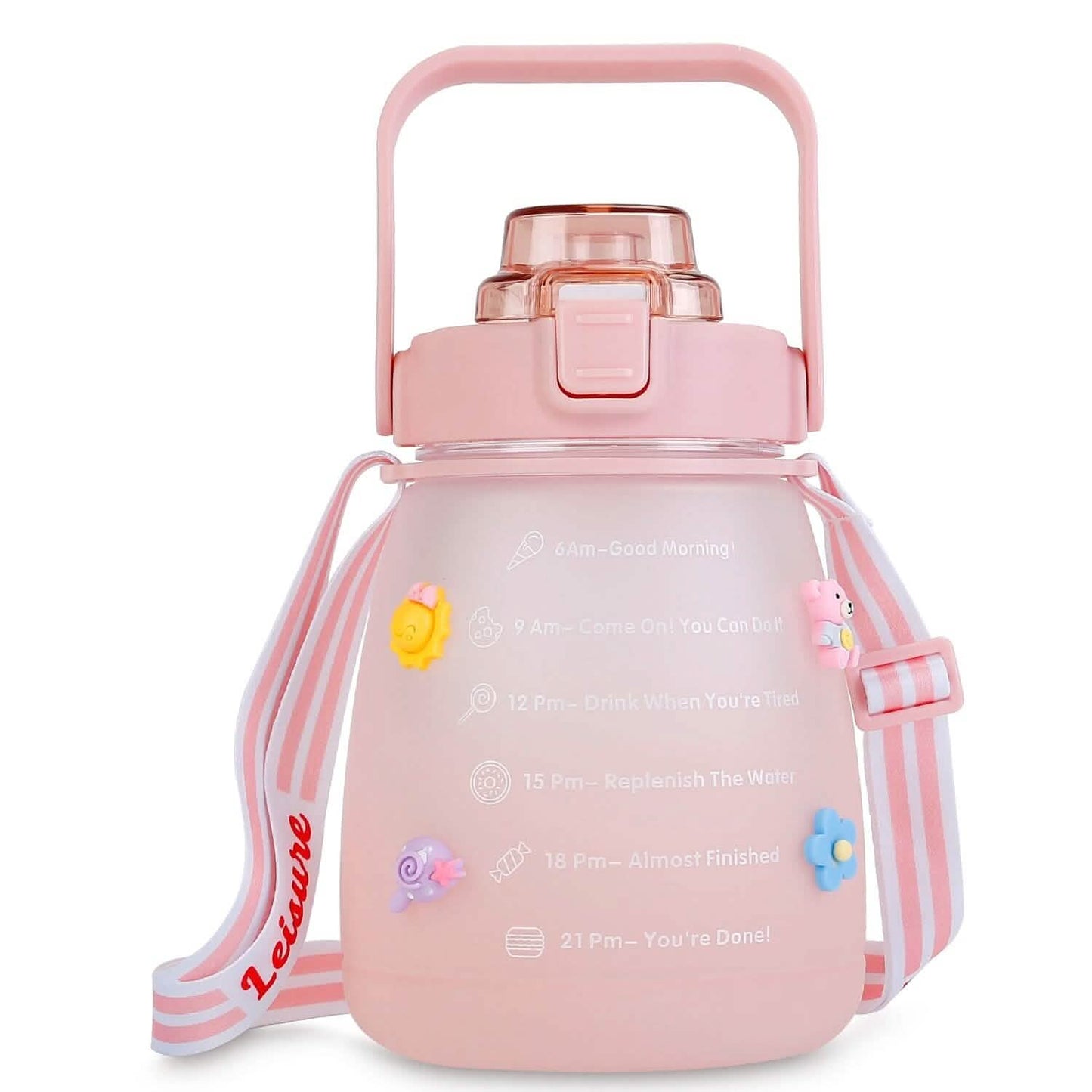 Kawaii Water Bottle with Straw