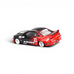 Mini GT x KAIDO Nissan Skyline GT-R R33 Kaido Works ADVAN 1:64