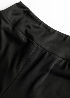 No Cling Premium Black Biker Shorts