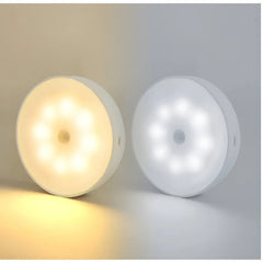 PIR Motion Sensor LED Night Lamp, USB Rechargeable