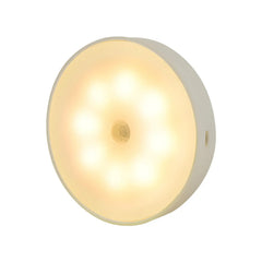 PIR Motion Sensor LED Night Lamp, USB Rechargeable