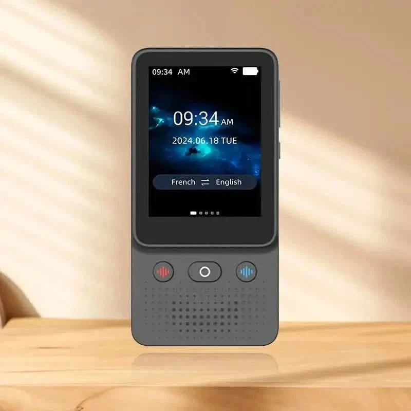 Portable Two-Way Language Translator with 138 Languages & 39 Voices