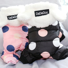 Big Polka Dot Snowsuit Jumpsuit