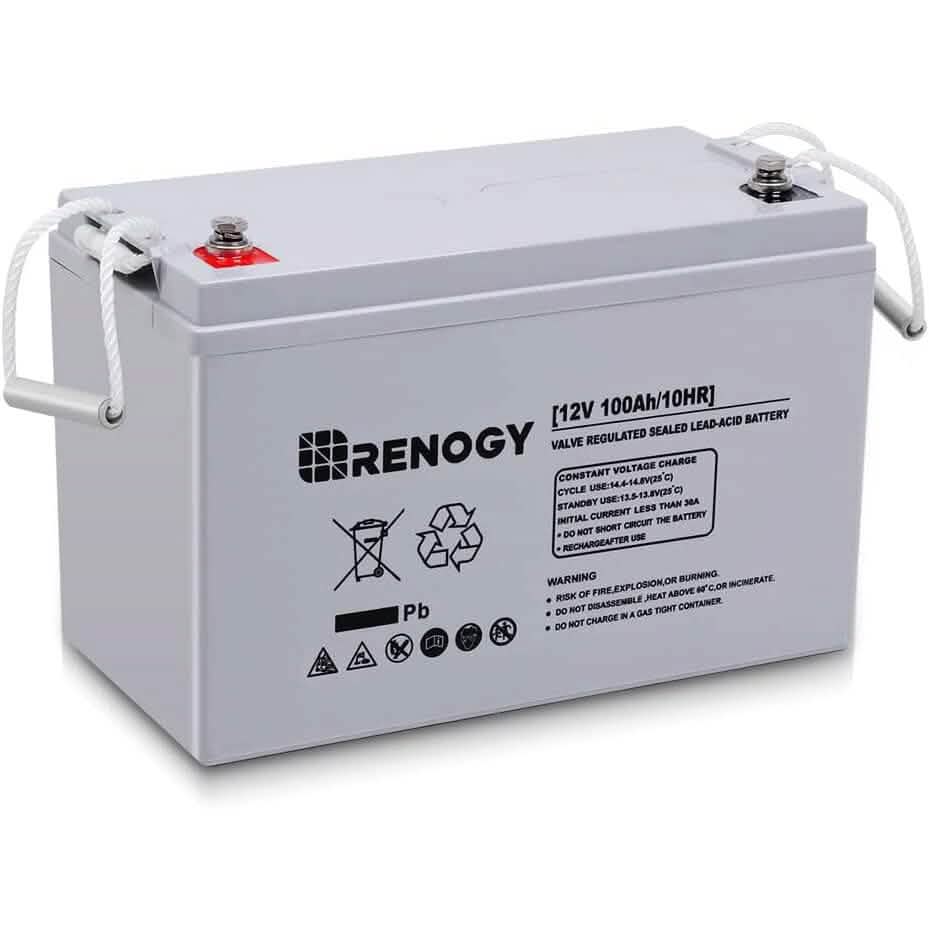 Renogy Deep Cycle AGM 12 Volt 100Ah Battery  (Refurbished)