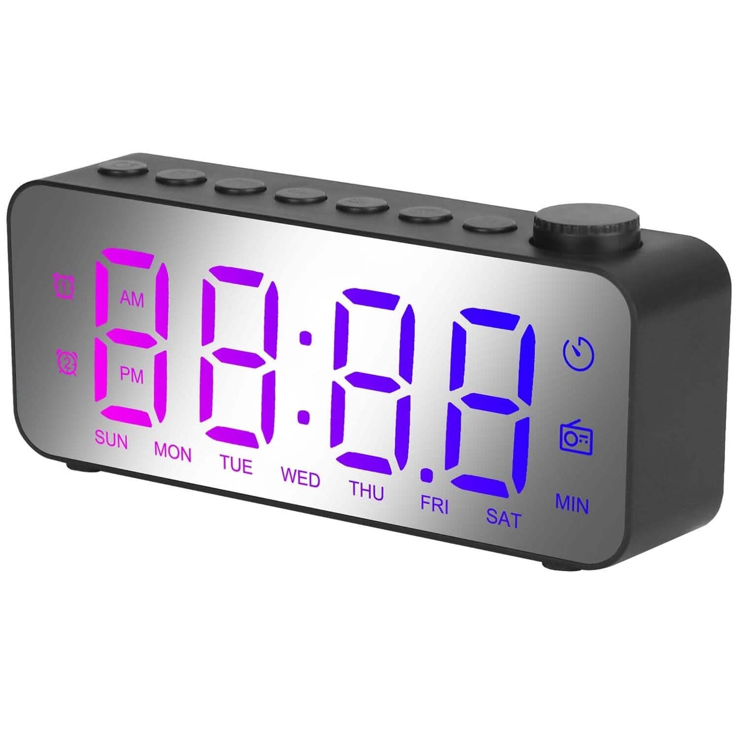 RGB Color LED Digital Alarm Clock