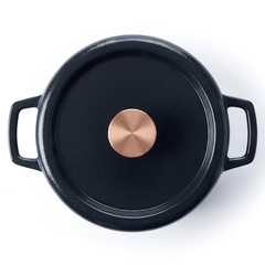 Enameled Cast Iron Round Dutch Oven, 5-Qt
