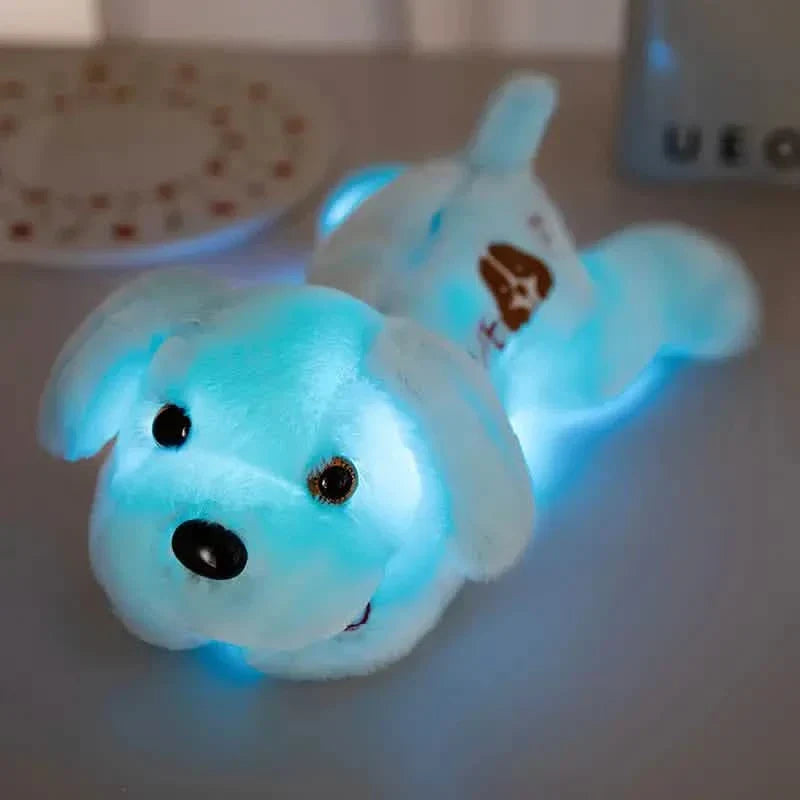 Soft Glow-in-the-Dark LED Plush Puppy