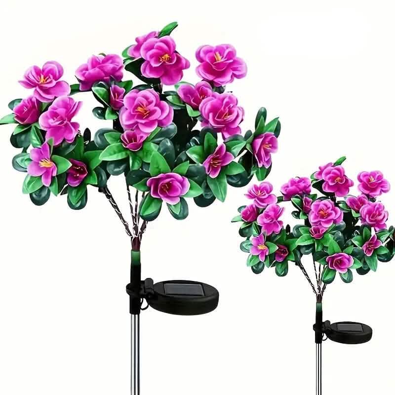 Solar-Powered Camellia Tree Lights