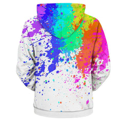 3D Spray Paint Printed Hoodie