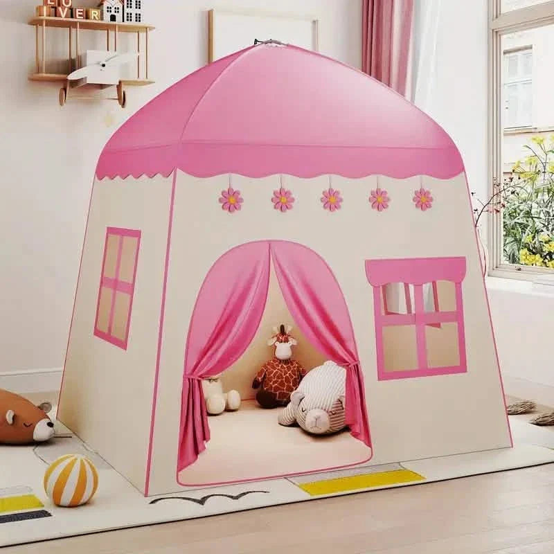 Toy Play Tent for Girls with Star Lights and Balloons