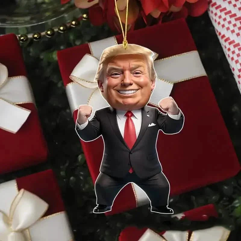 Trump Acrylic Hanging Pendant - 2D Flat Art Decoration