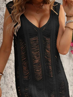 V-Neck Sleeveless Cover-Up