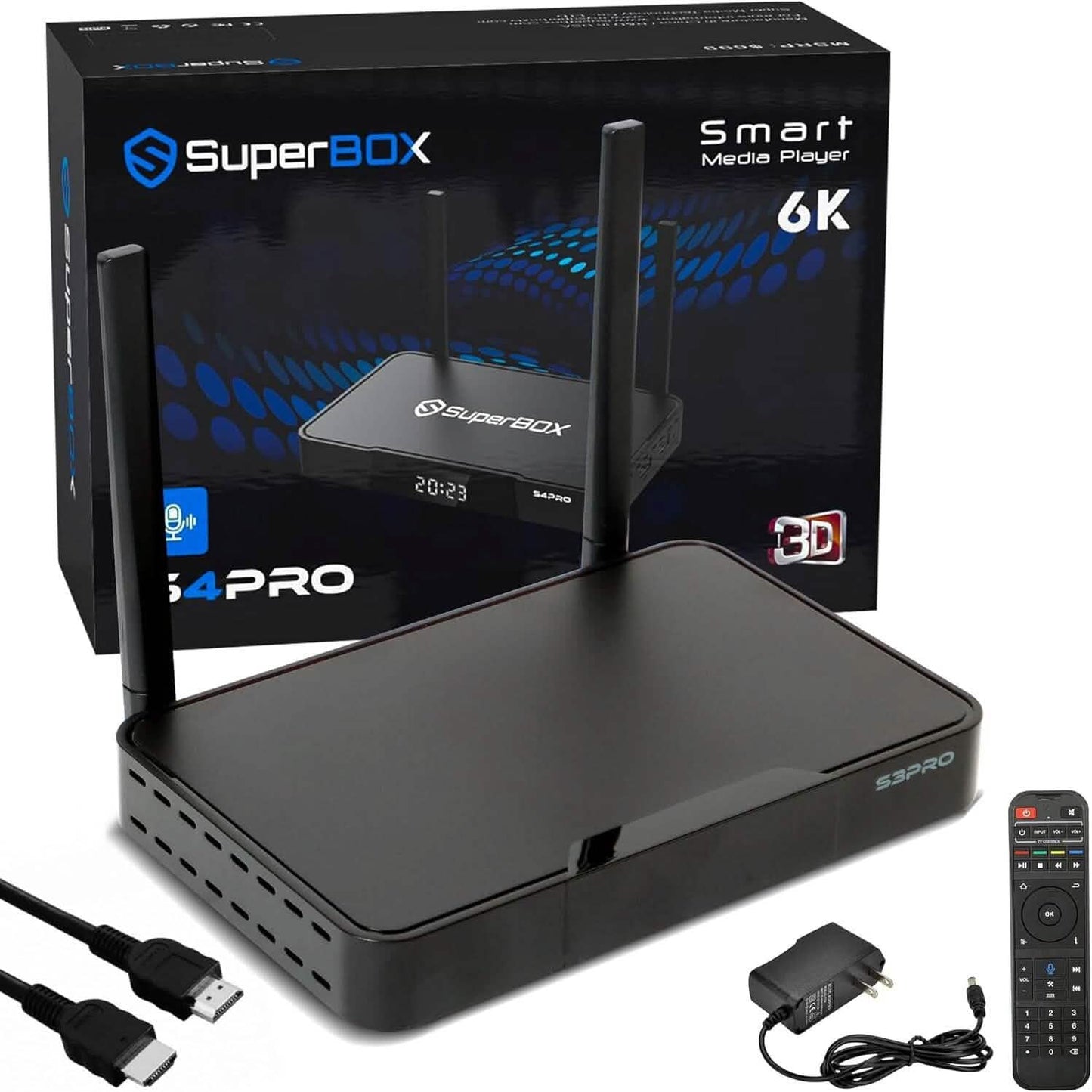 WALLECOM 2023 Latest S4 PRO Smart TV Box  (Refurbished)