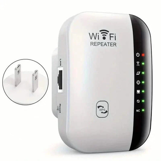 WiFi Repeater Plus Boosts WiFi Signal, Extends Internet Coverage, Cell Phone Signal Amplifier for Home