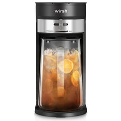 Wirsh Iced Coffee Maker, Iced Tea Maker with 85 Ounce Pitcher, Strength Control and Reusable Filter