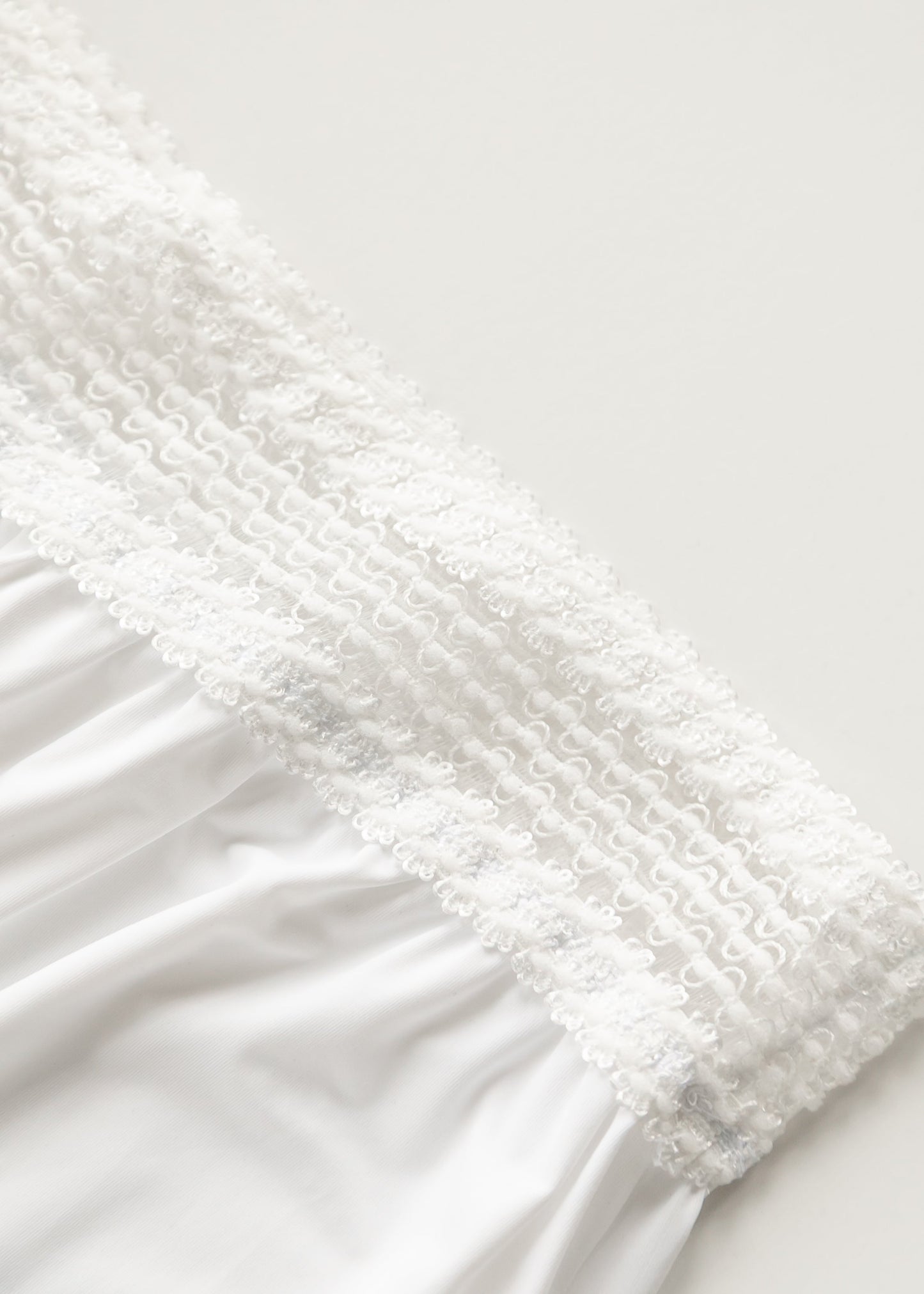 Women's White Half Slip