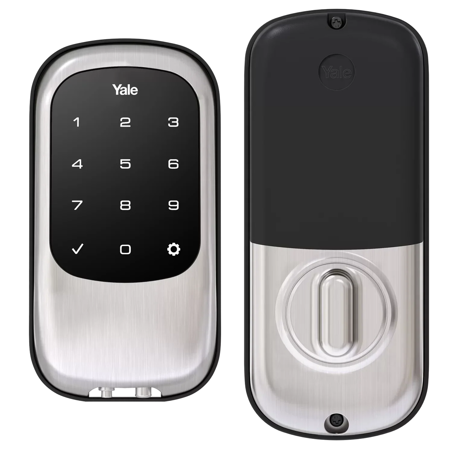 Yale Real Living Keyless Touchscreen Stand Alone Deadbolt Lock with Z-Wave YRD110-ZW-605