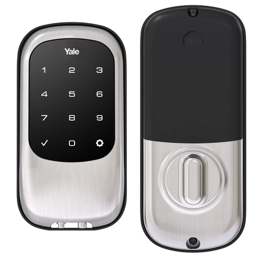 Yale Real Living Keyless Touchscreen Stand Alone Deadbolt Lock with Z-Wave YRD110-ZW-605