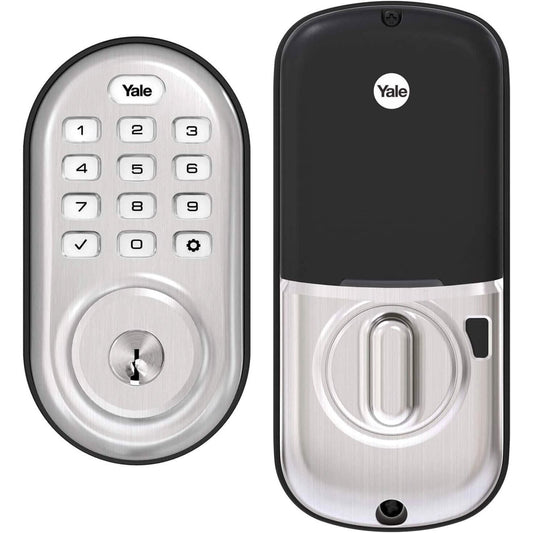 Yale Security Assure Keypad Door Lock Push Button YRD210-ZW-605